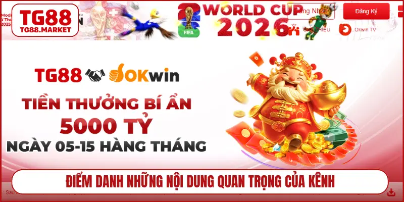 Điểm danh những nội dung quan trọng của kênh 